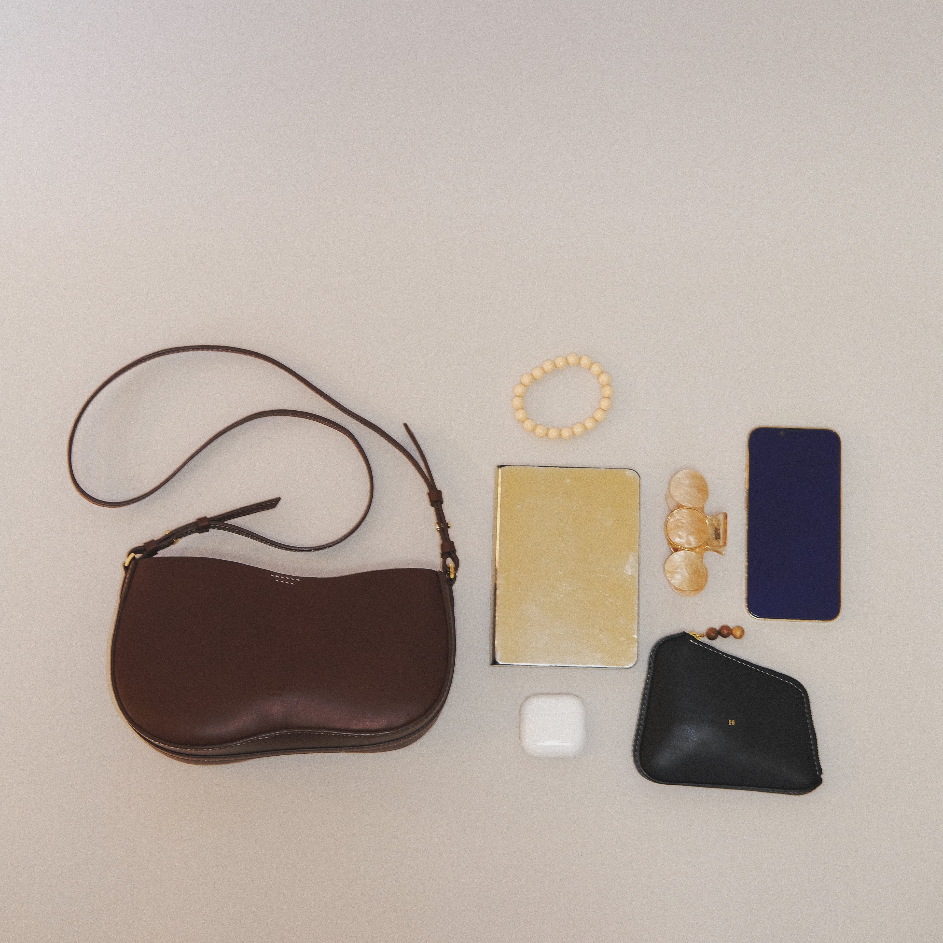 TANE shoulder bag / Brown