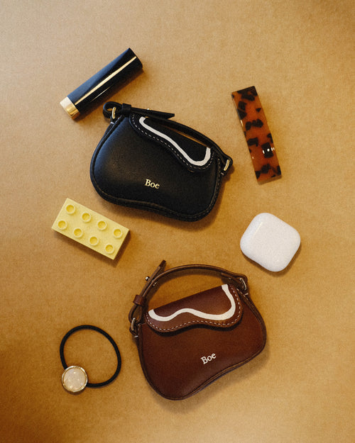 TANE mini pouch / Black【受注商品】