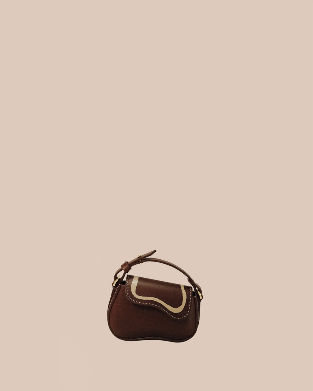 ｜受注商品｜TANE mini pouch / Brown+Art